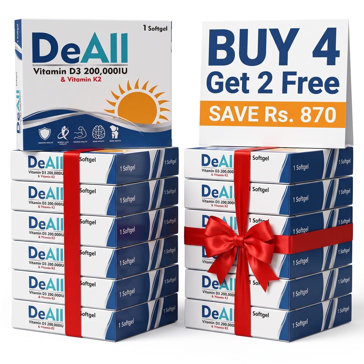 DeAll Mega Pack – Buy 4 Get 2 Free