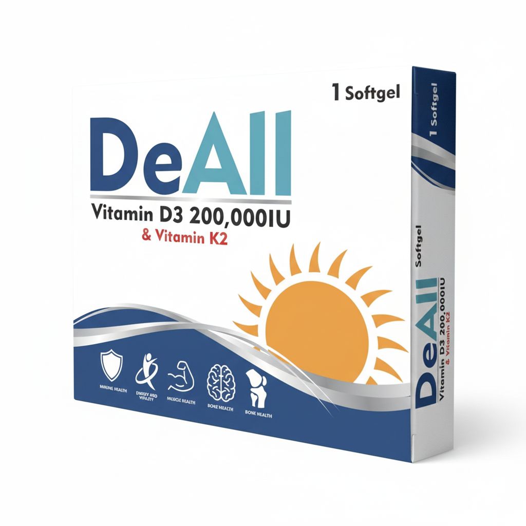 DeAll Vitamin D3 & K2 Softgel